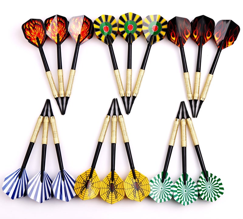 MaxMau Soft Tip Darts for Electronic Dartboard Plastic Point Dart with Standard Dart Flights 18 Darts - Image 1